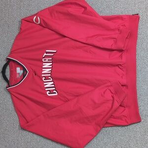 Vintage Nike Cincinnati Reds MLB Pullover Warm-up Windbreaker Jacket Size XL